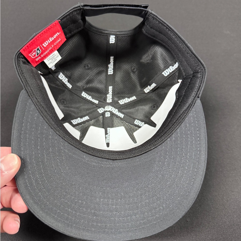 Wilson Staff Black Golf Hat with Embroidered Logo - Picture 4 of 4